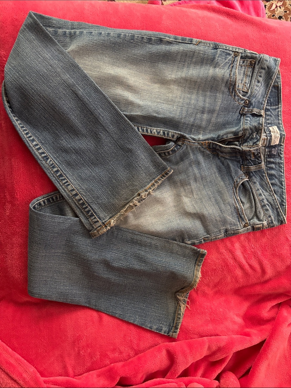 Aeropostale Hailey Skinny Flare Jeans in Faded Blue